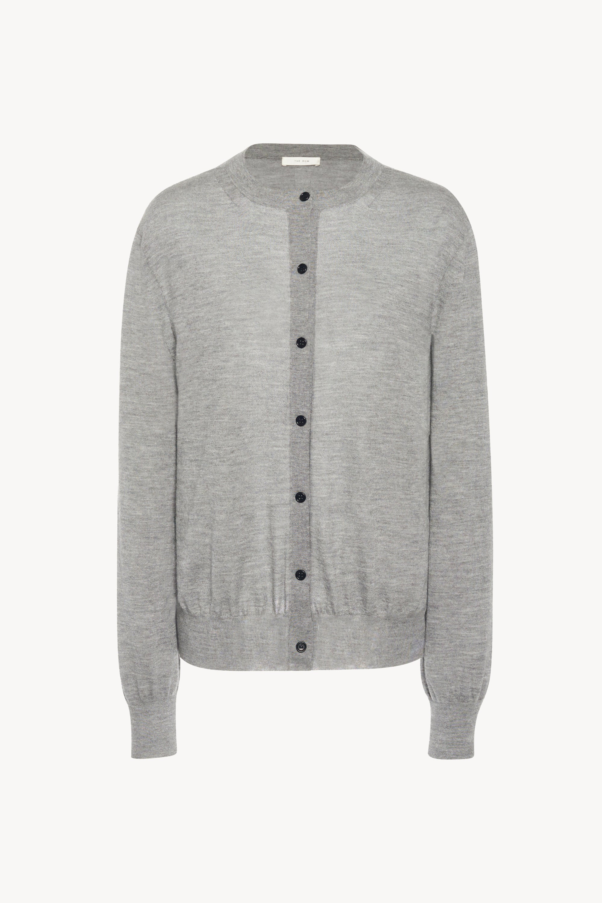 Battersea Cardigan Grey in Cashmere – The Row