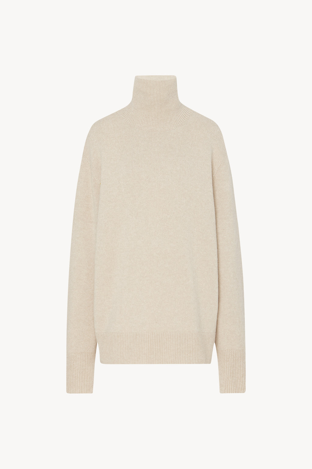 Stepny Turtleneck Tan in Wool and Cashmere – The Row