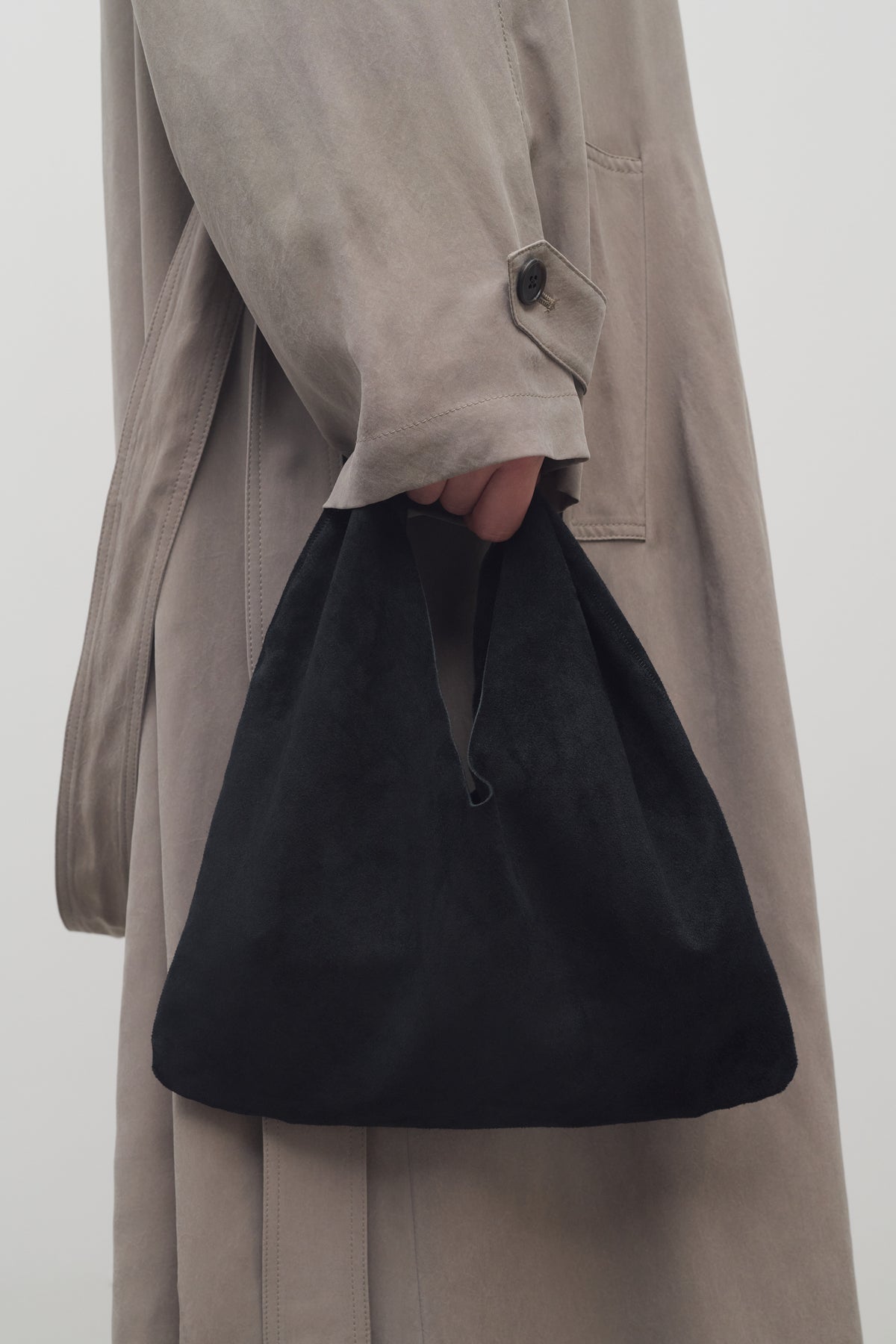 Small Bindle 绒面革手袋