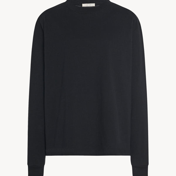 Ciles R Top Black in Organic Cotton – The Row