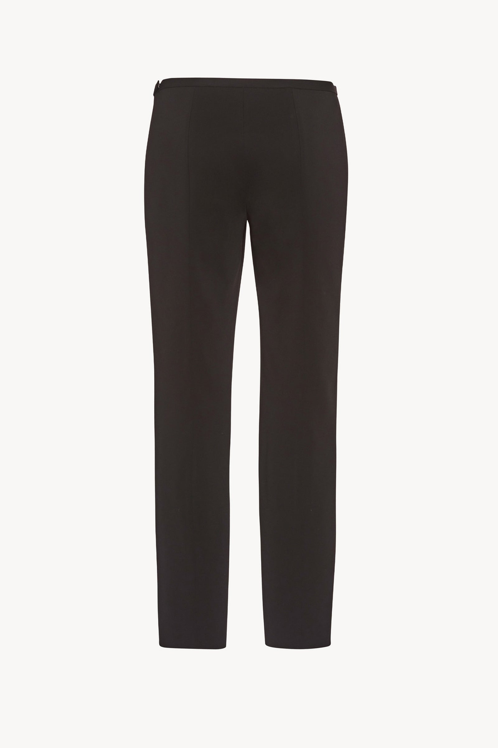 THE ROW ブラック ウール パンツ Igor Pant ブラック in Viscose and Virgin Wool – The Row