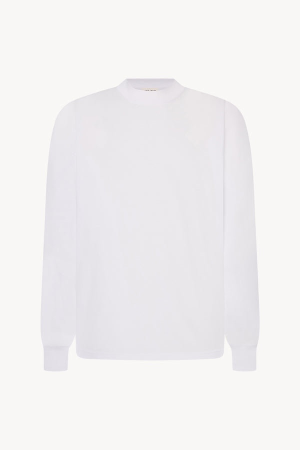 THE ROW ホワイト 長袖 Tシャツ Men's T-shirts: Cotton & Cashmere Tees | The Row