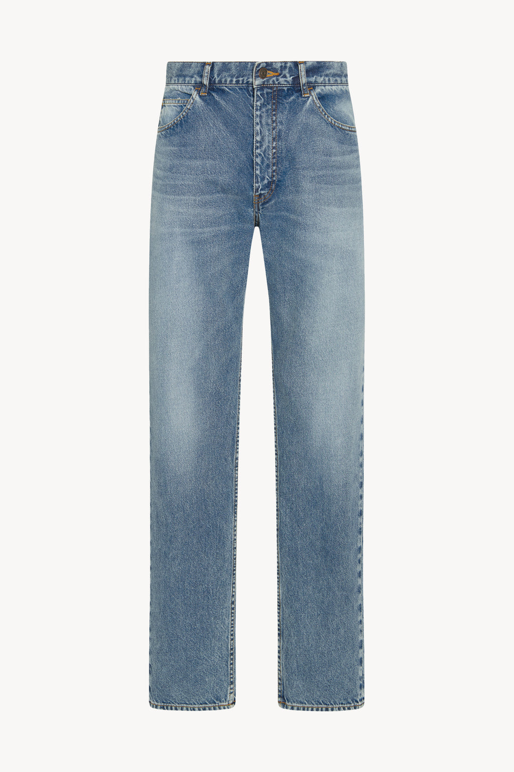 デニム・ジーパン THE ROW JEANS BLUE Tarleyリネン製ジーンズ ブルー – The Row