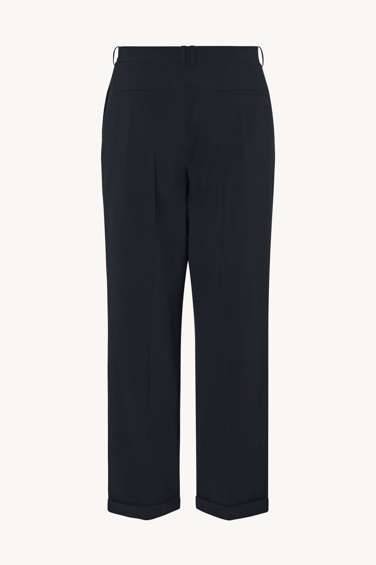 Keenan Pant Blue in Polyester and Wool – The Row