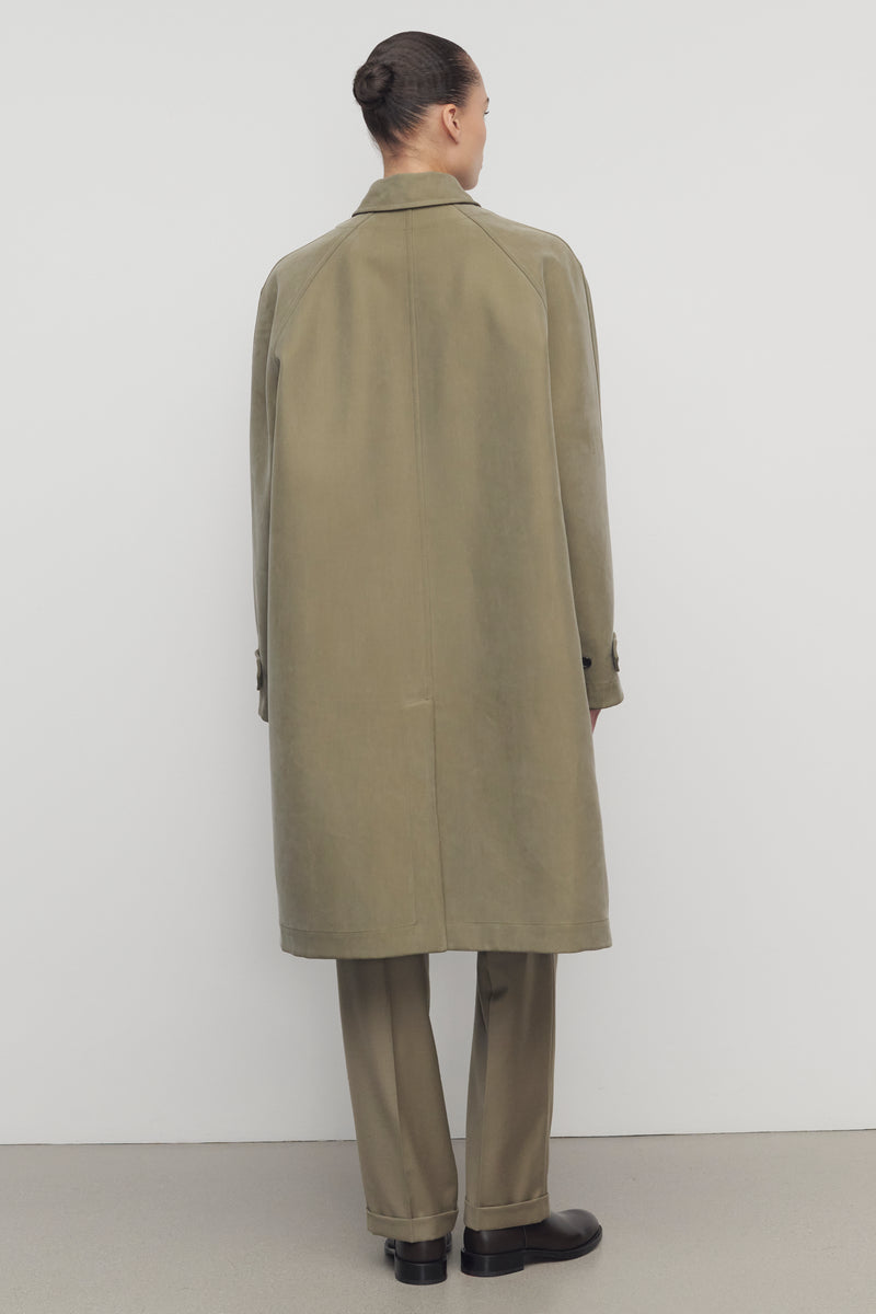 Palomar Coat in Virgin Wool and Silk