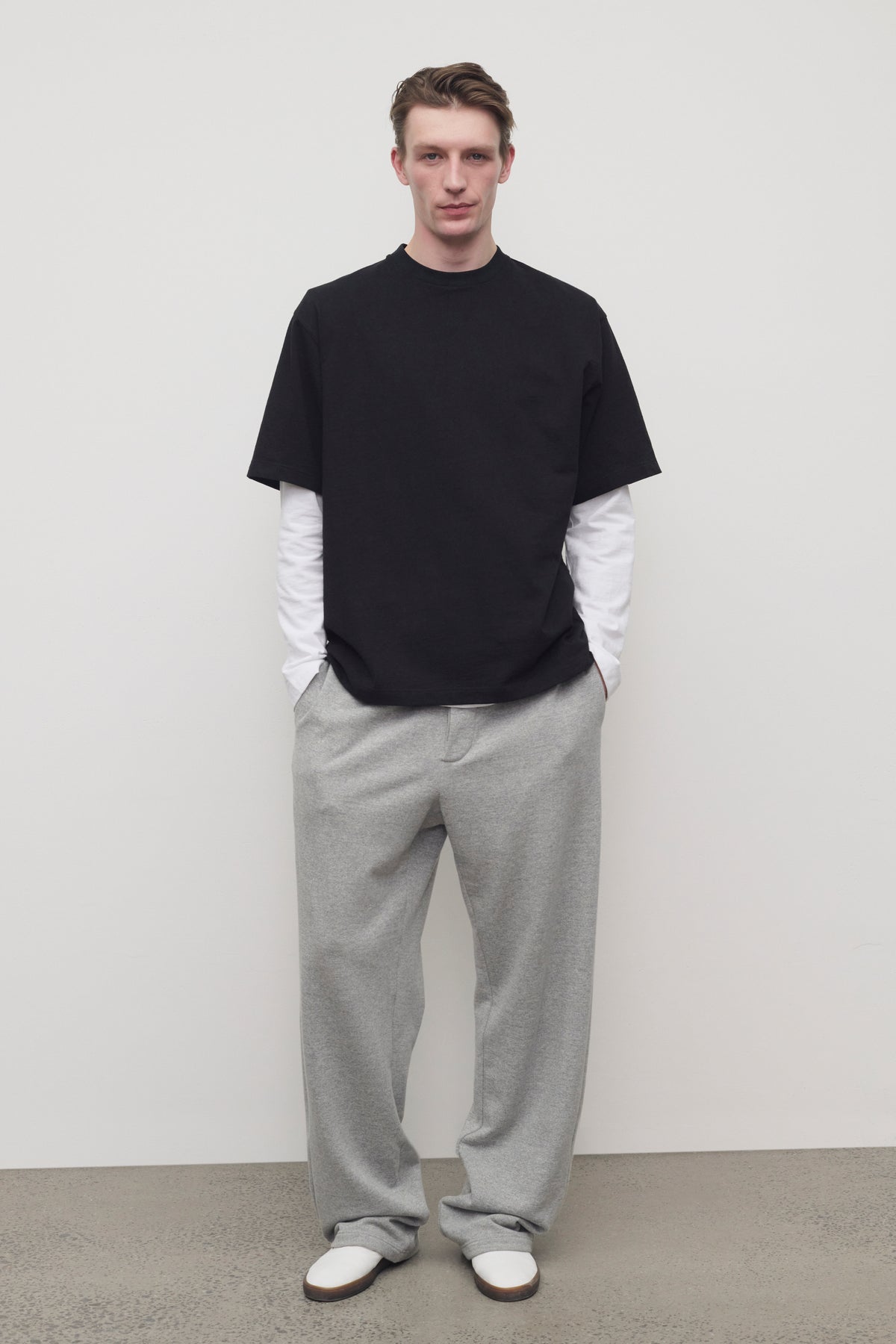 Quain Pantaloni in Cotone e Cashmere 