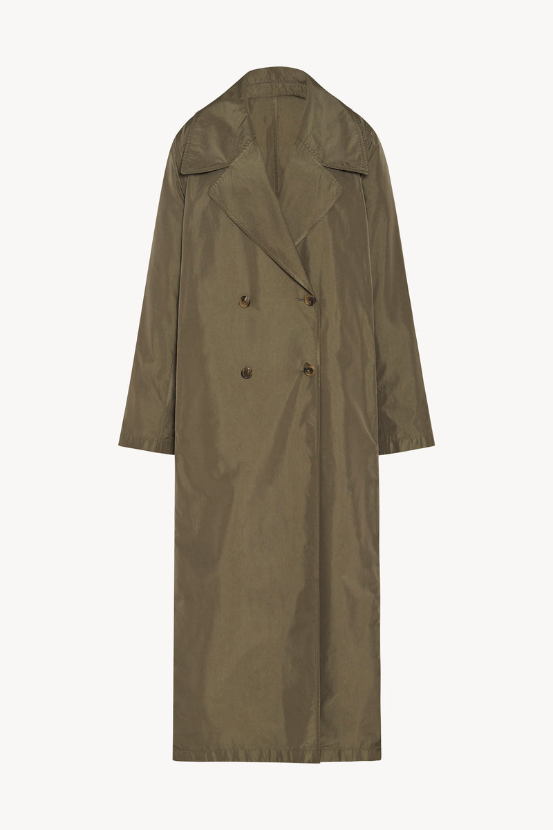 Cadel Coat in Polyester and Silk