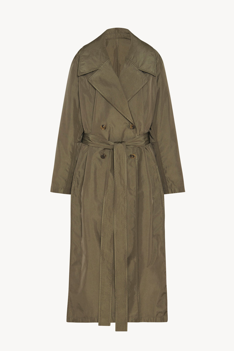 Cadel Coat in Polyester and Silk