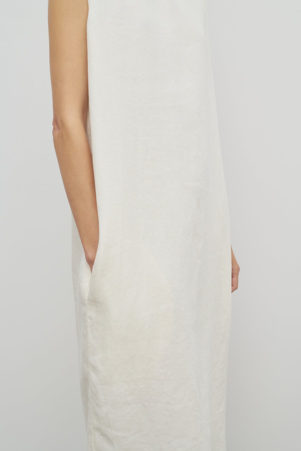 the row linen dress The Row Linen Halter Top Belted Dress Size 0 USA