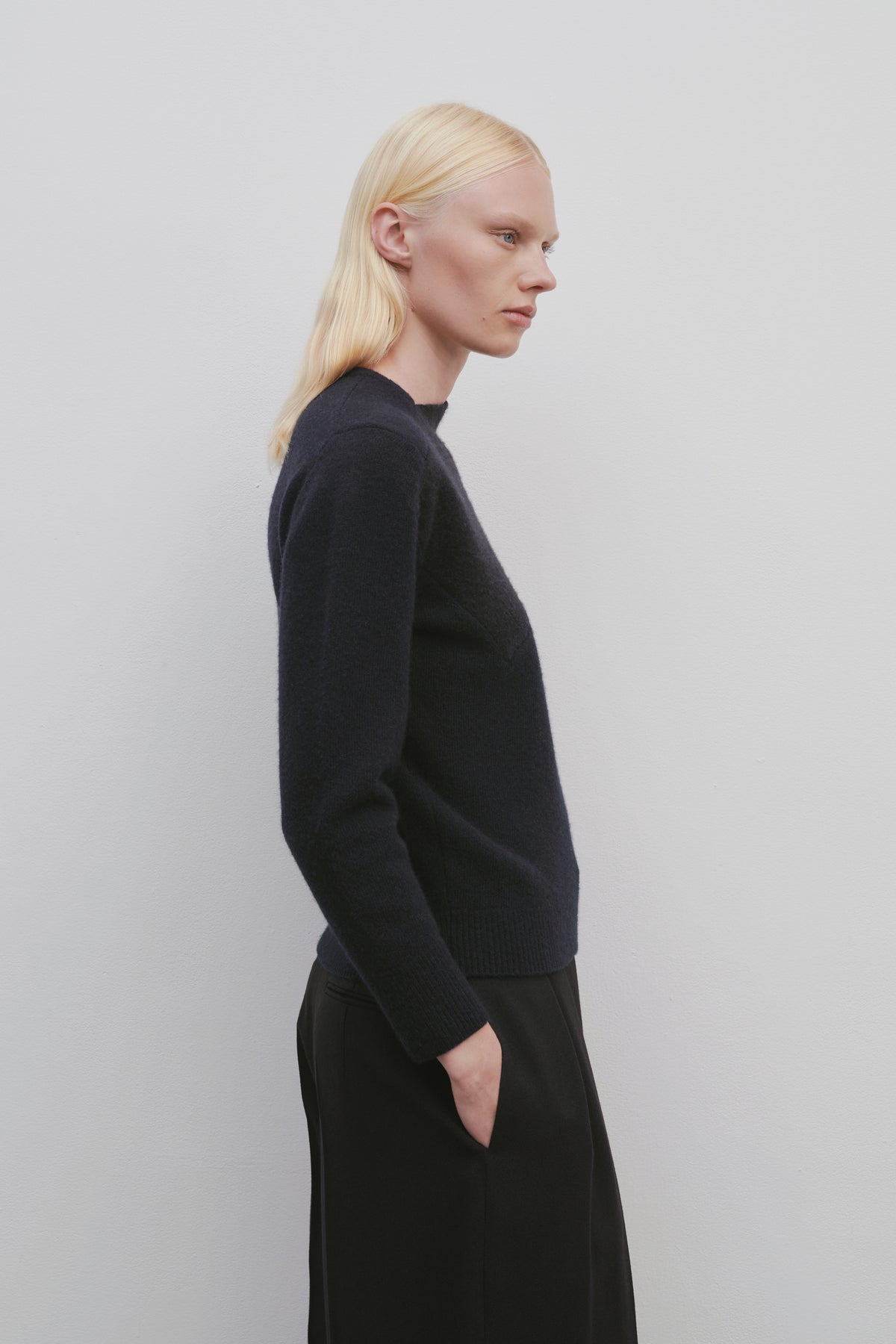 Enid Top in Merino Wool and Cashmere