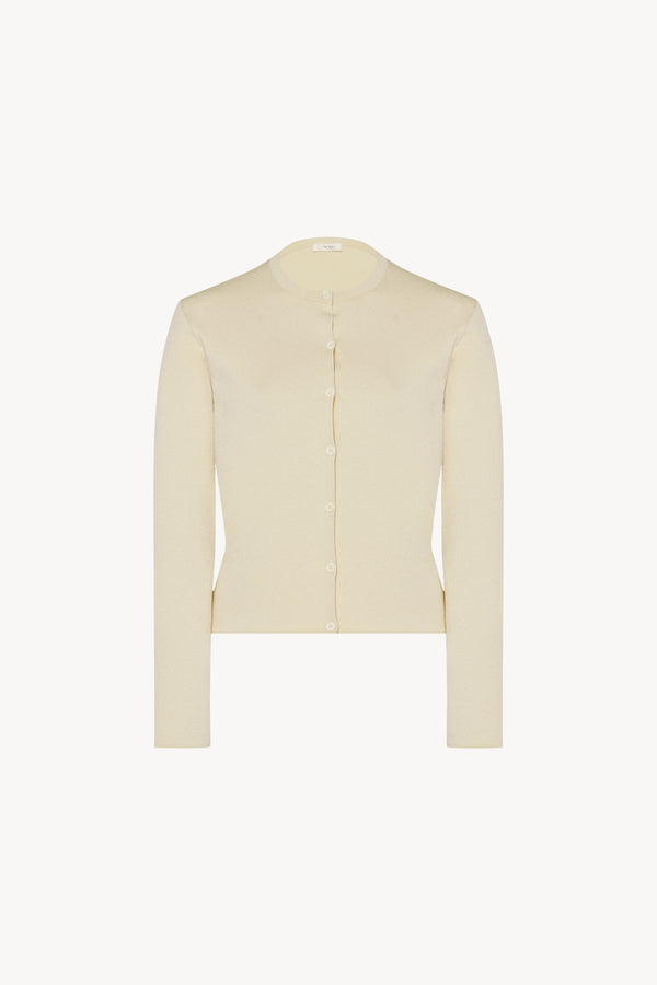 Corole Cardigan in Glossy Viscose