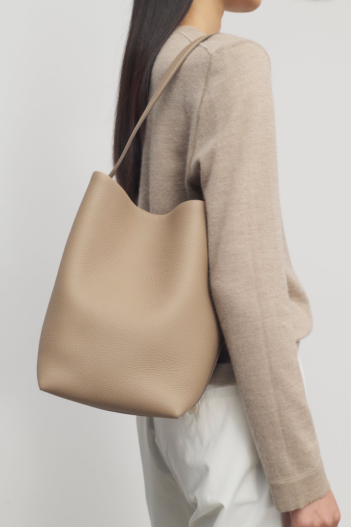 Medium N/S Park レザー製のトートバッグ タン – The Row
