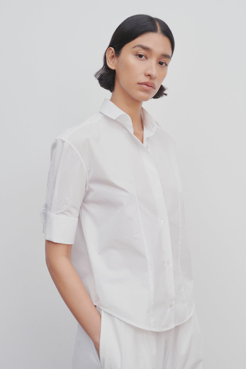 Carpazi Shirt White in Cotton – The Row