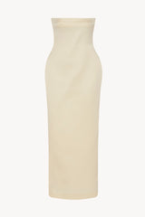 Reeta Dress in Virgin Wool and Silk