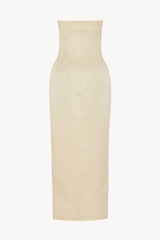 Reeta Dress in Virgin Wool and Silk