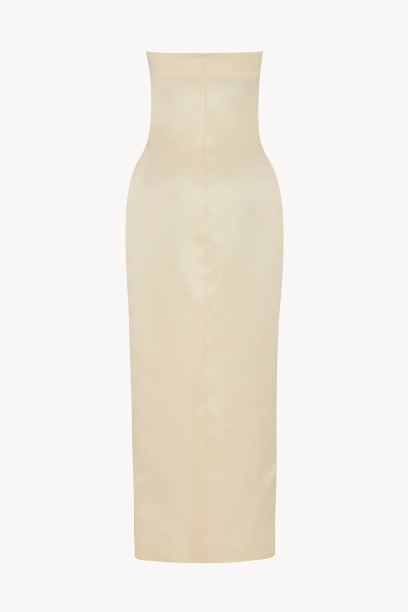 Reeta Dress in Virgin Wool and Silk