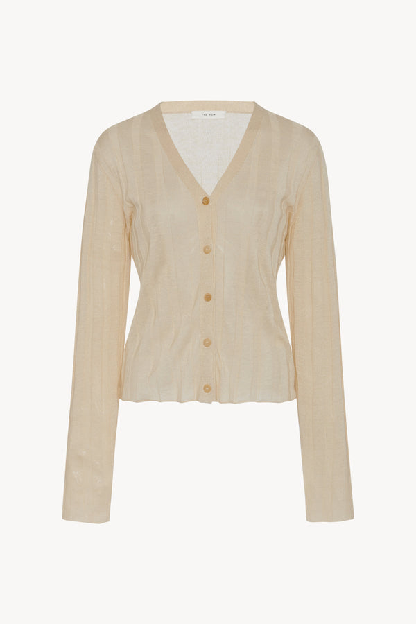 Dwin Cardigan in Linen and Silk