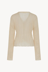Dwin Cardigan in Linen and Silk