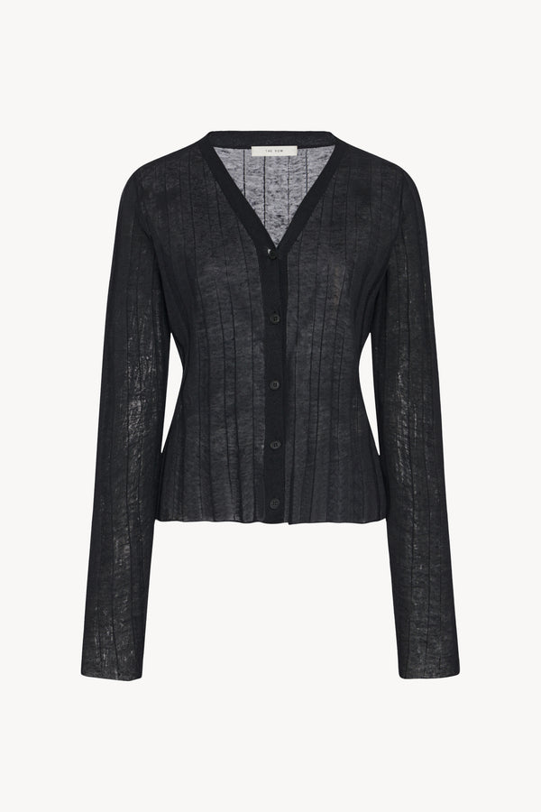 Dwin Cardigan in Linen and Silk