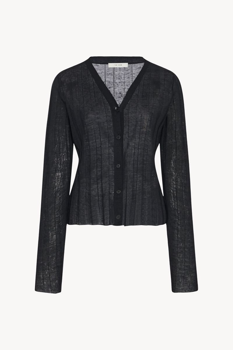 Dwin Cardigan in Linen and Silk