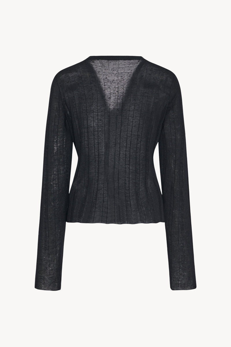 Dwin Cardigan in Linen and Silk