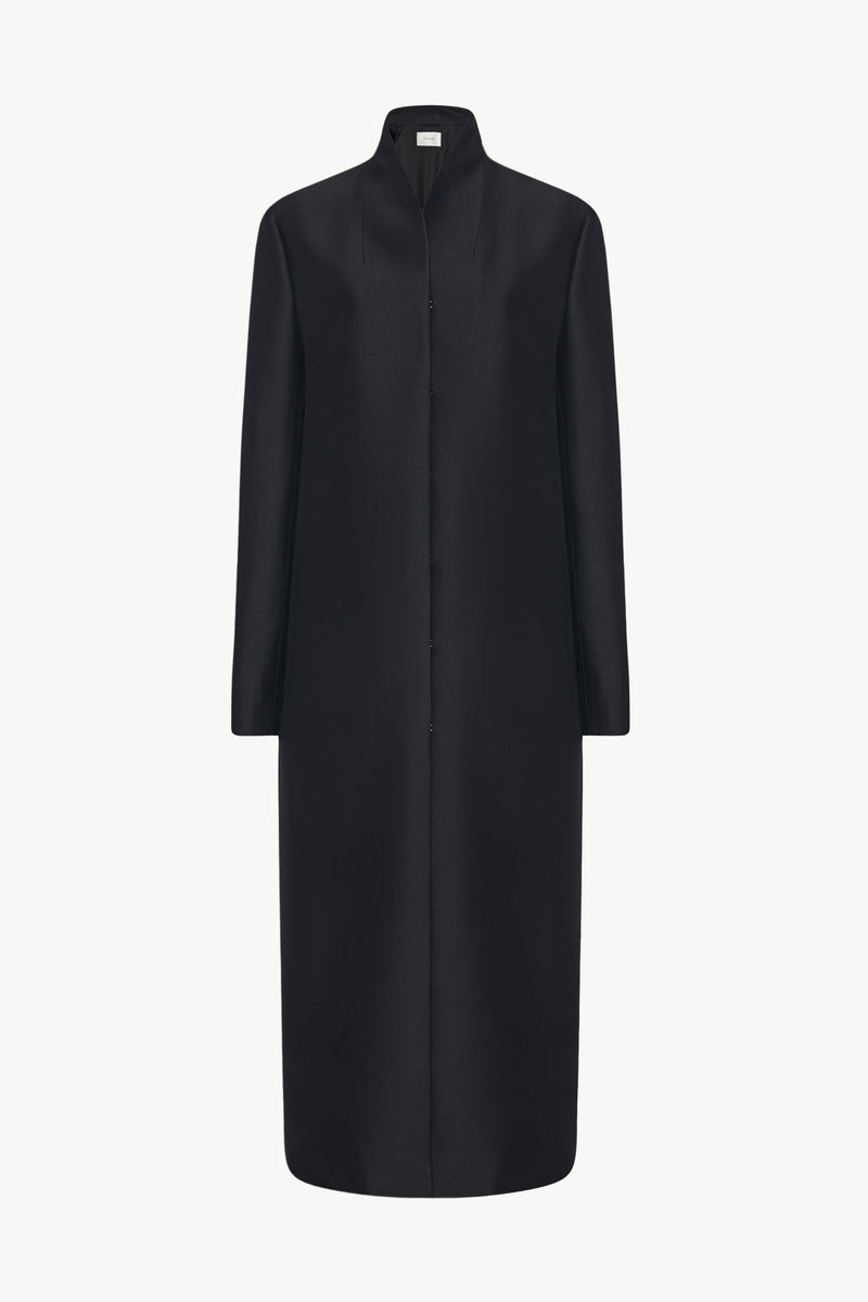 Egle Coat in Wool and Silk