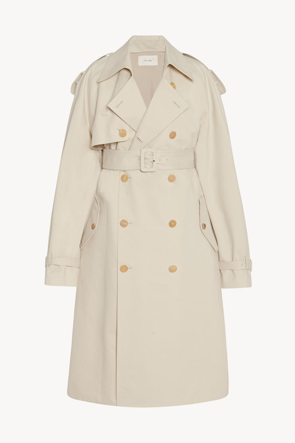 June Coat in Cotton and Virgin Wool