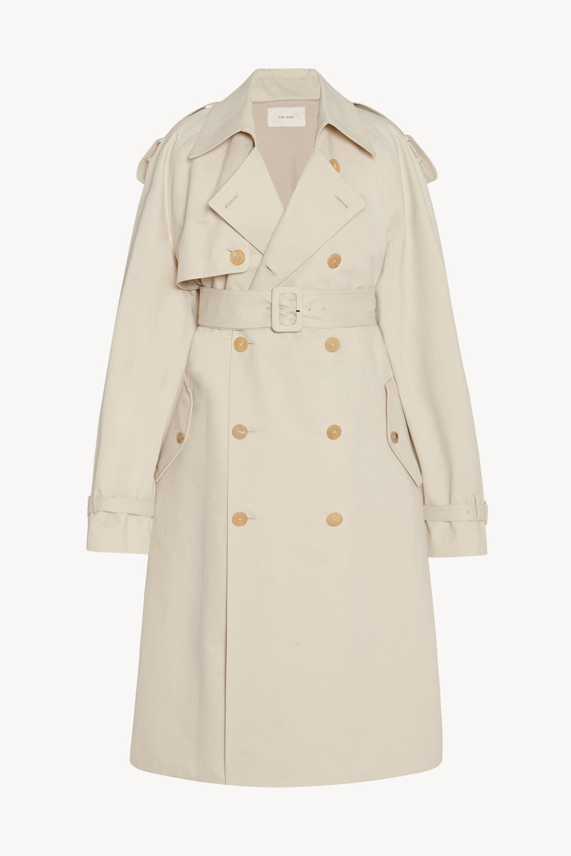 June Coat in Cotton and Virgin Wool
