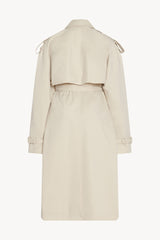 June Coat in Cotton and Virgin Wool
