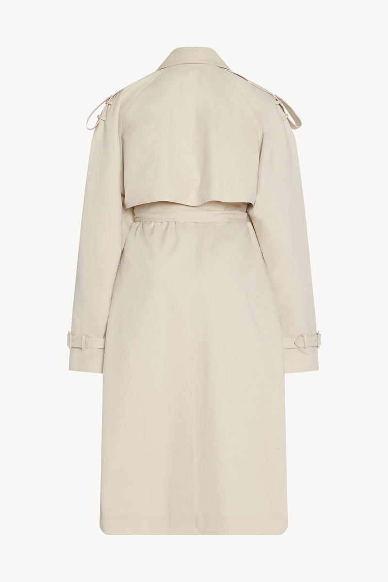 June Coat in Cotton and Virgin Wool