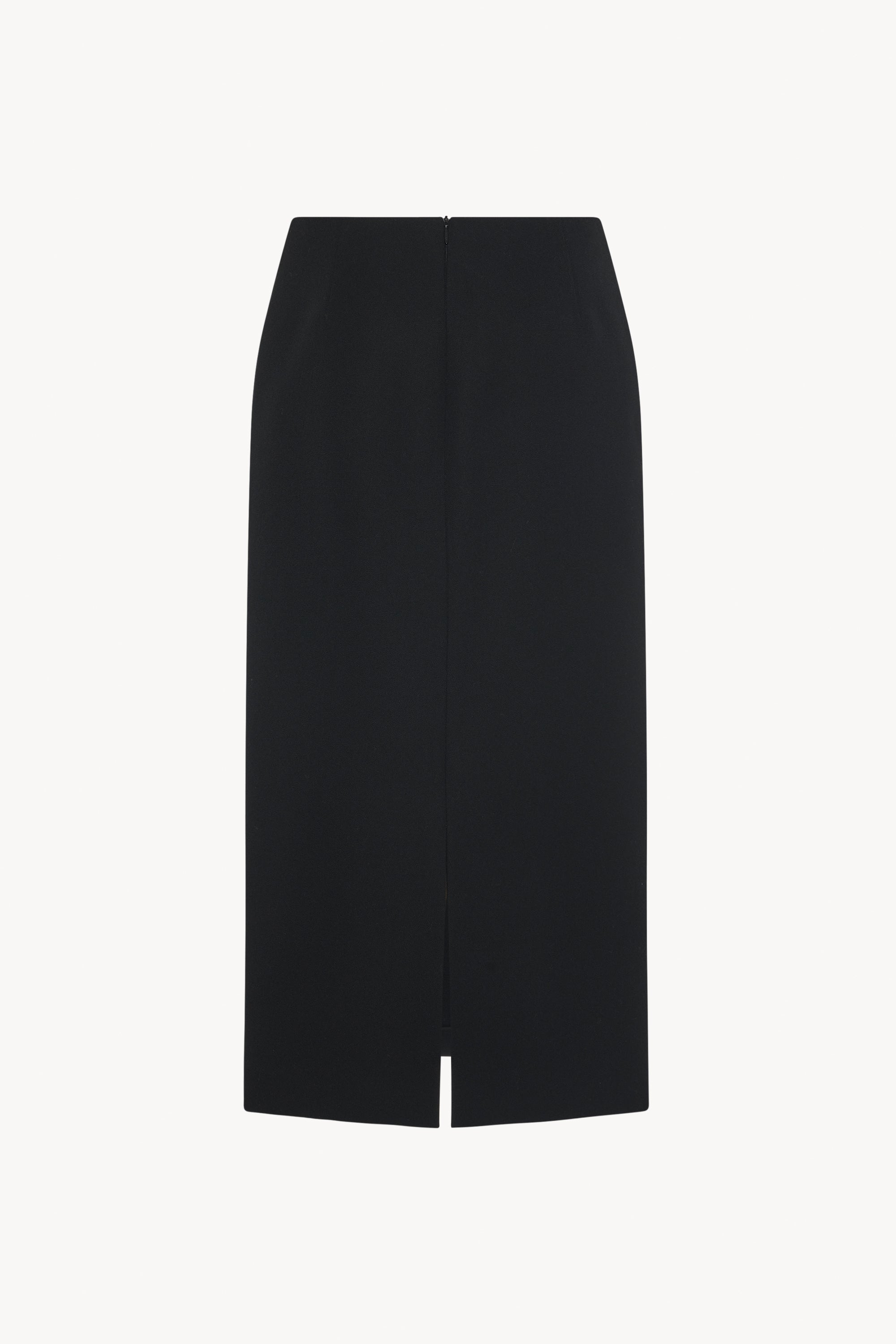 Kassie Skirt Black in Wool – The Row