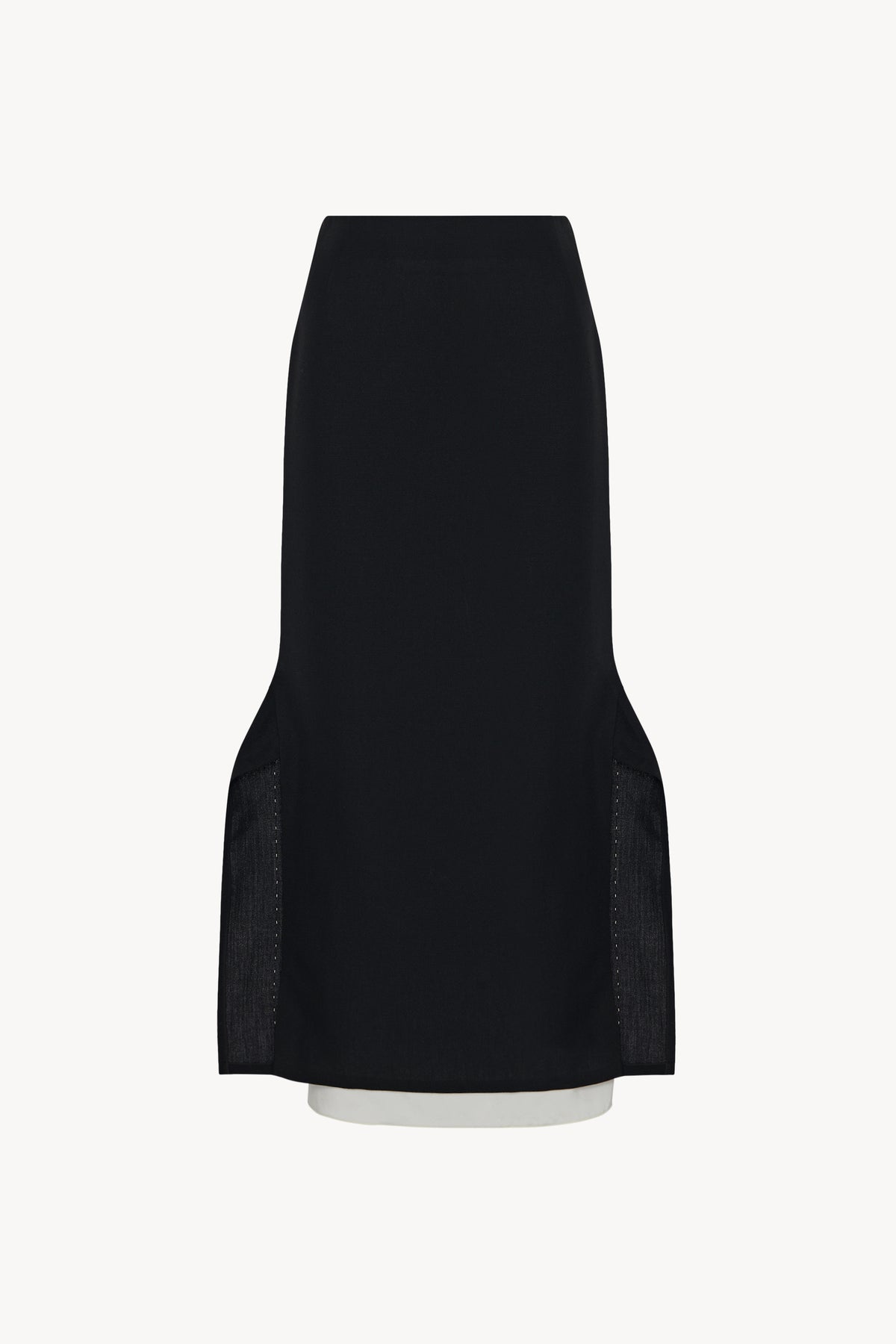 Patillon Skirt in Virgin Wool and Mohair