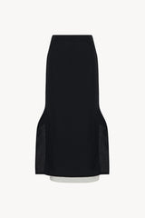 Patillon Skirt in Virgin Wool and Mohair