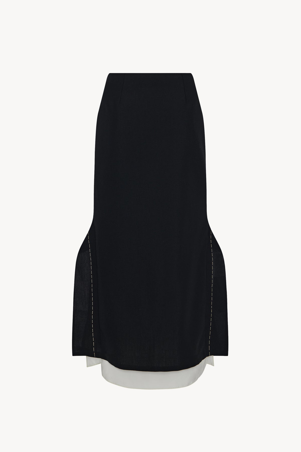 Patillon Skirt in Virgin Wool and Mohair