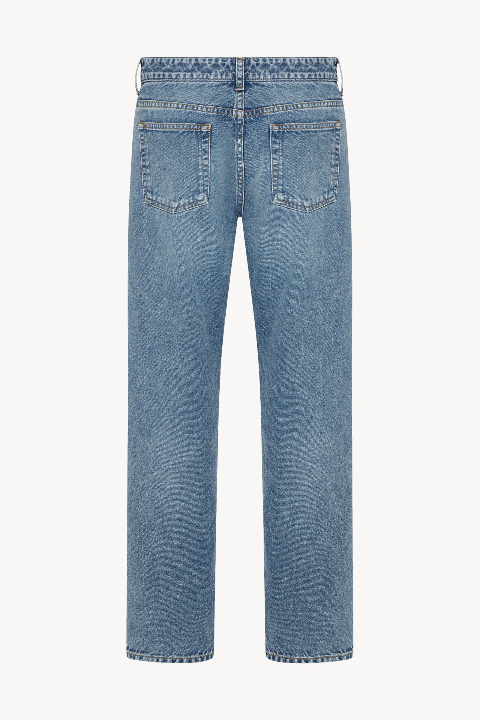 デニム・ジーパン The Row SS25 Denim Riaco jeans (7516W3932 LIN) コットン製 Morton ジーンズ ブルー – The Row