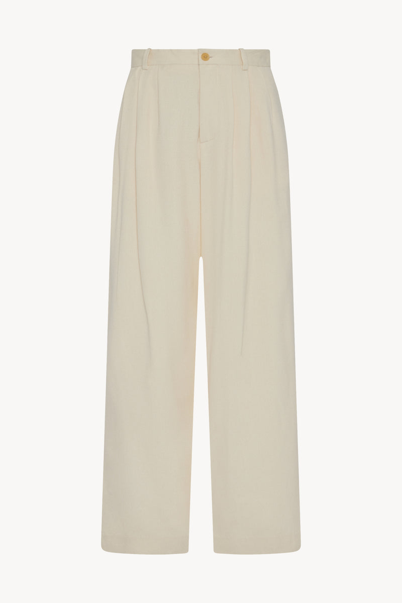 Rufos Pant White in Silk – The Row
