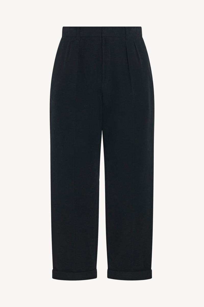 Rolf Pant Black in Cotton – The Row