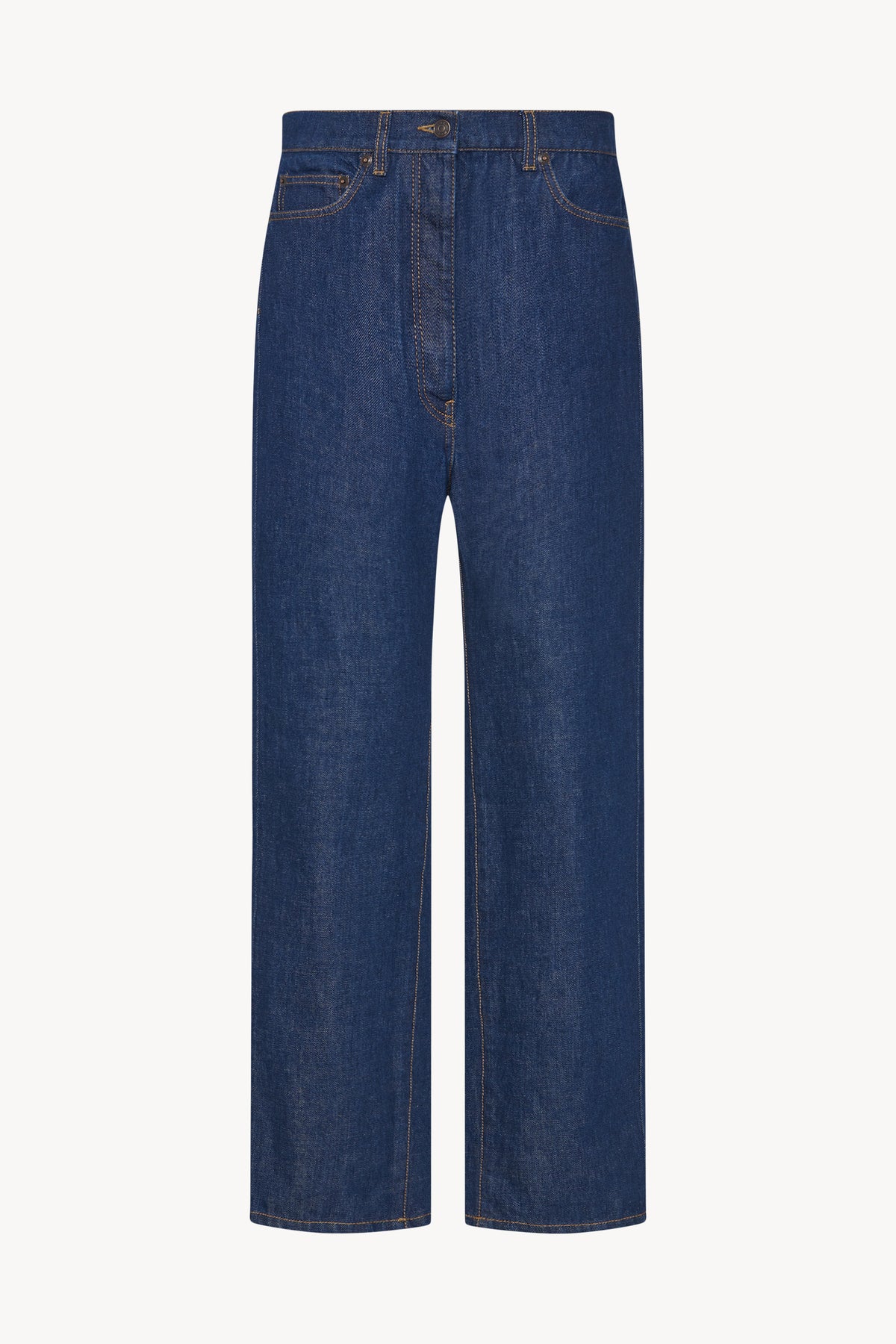 Borjis Jean Blue in Cotton – The Row