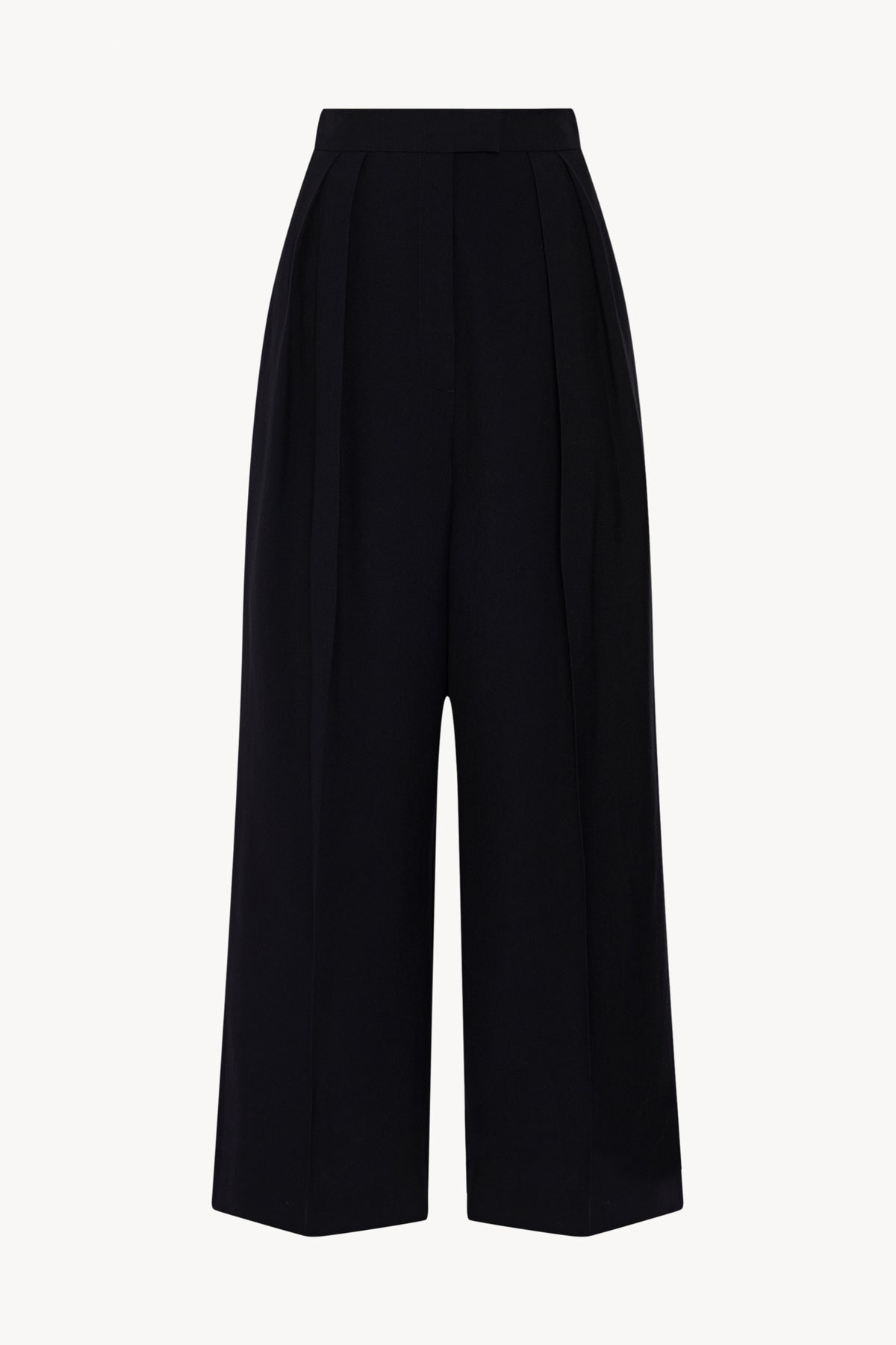 Crissi Pant Blue in Viscose and Virgin Wool – The Row
