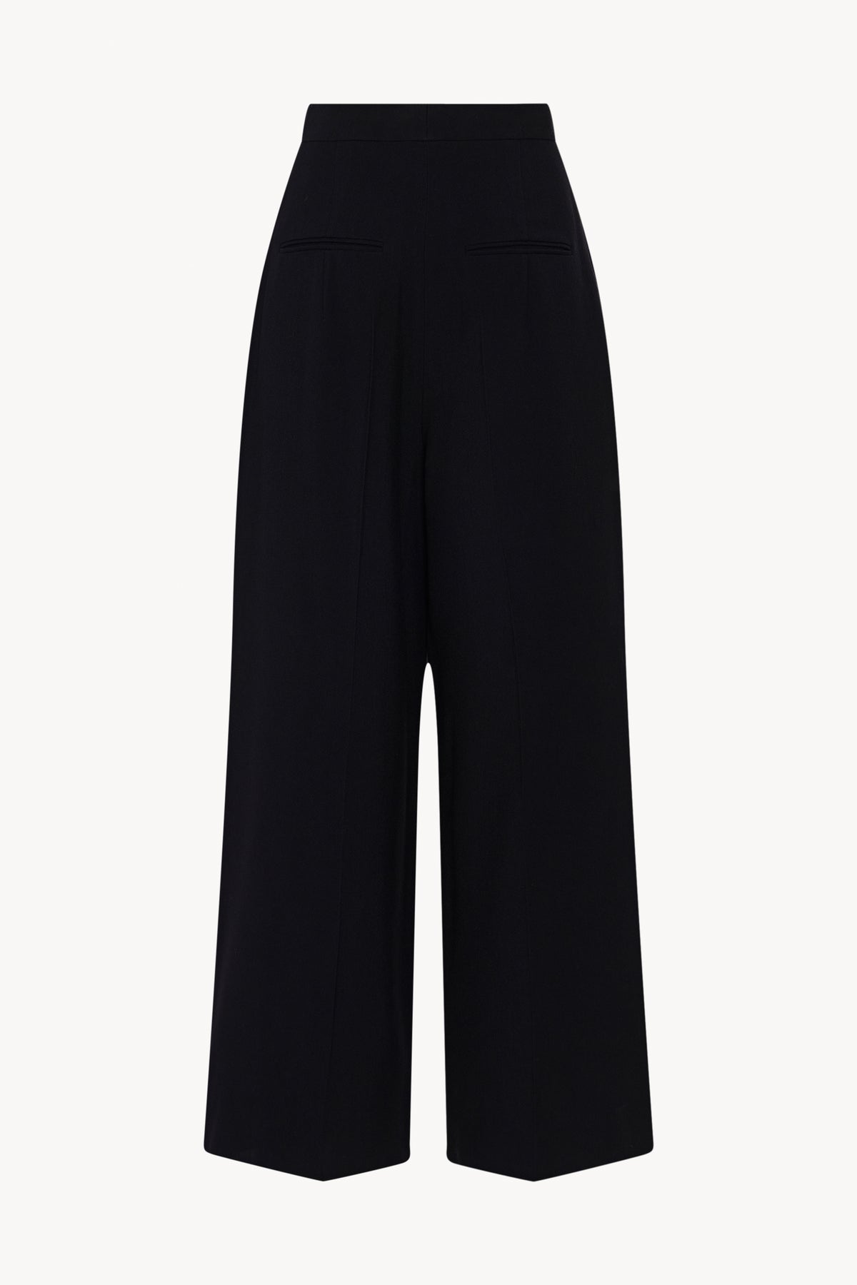 Crissi Pant Blue in Viscose and Virgin Wool – The Row