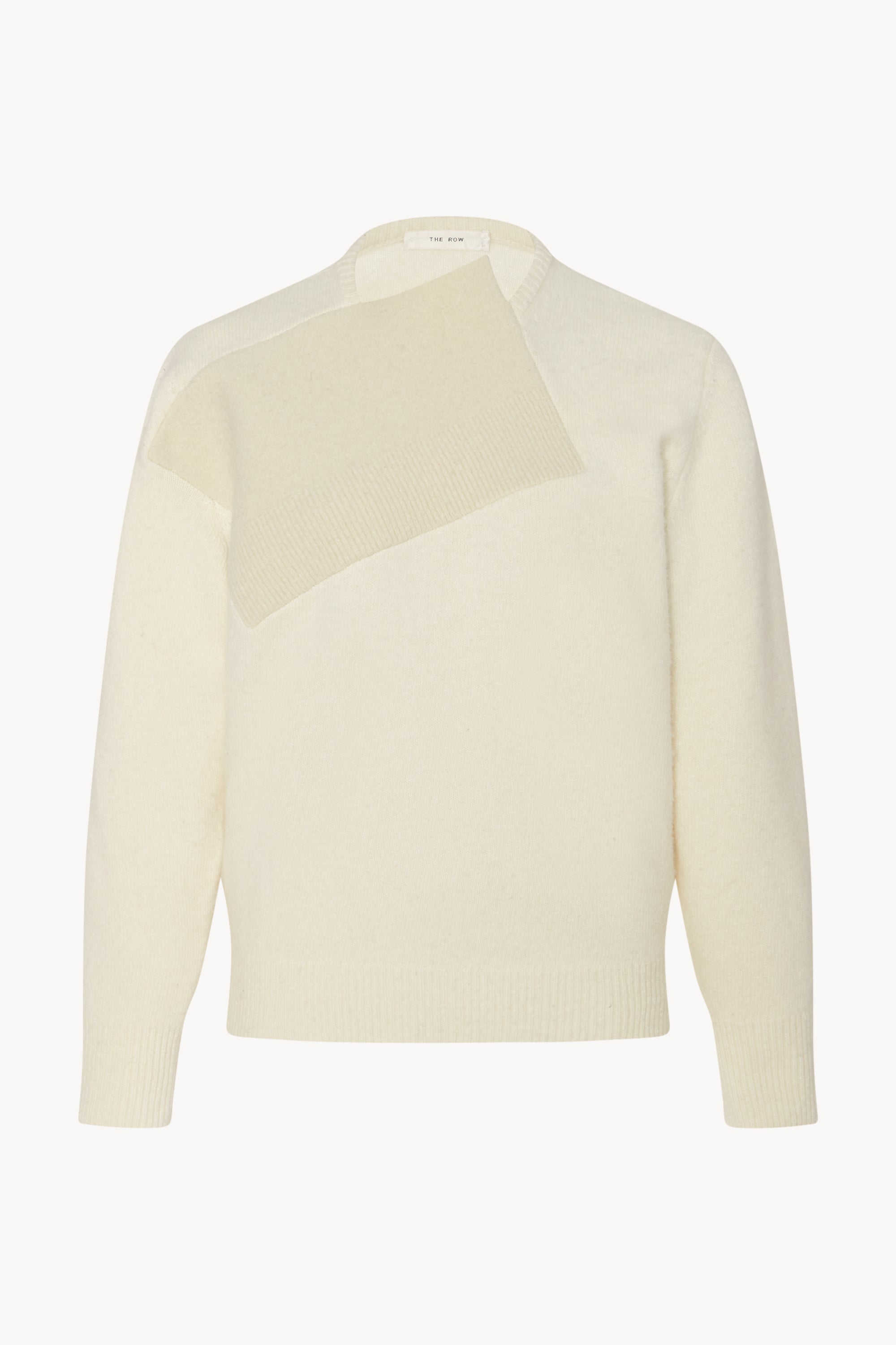 Enid Top White in Merino Wool and Cashmere – The Row