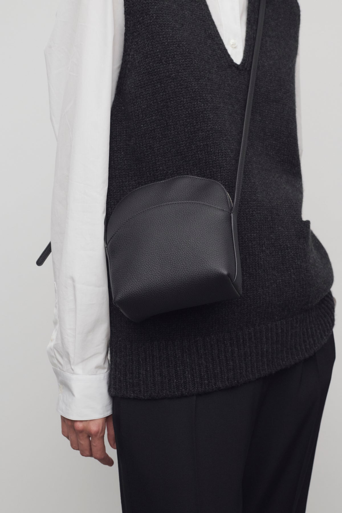 N/S Annie Crossbody Bag in Leather