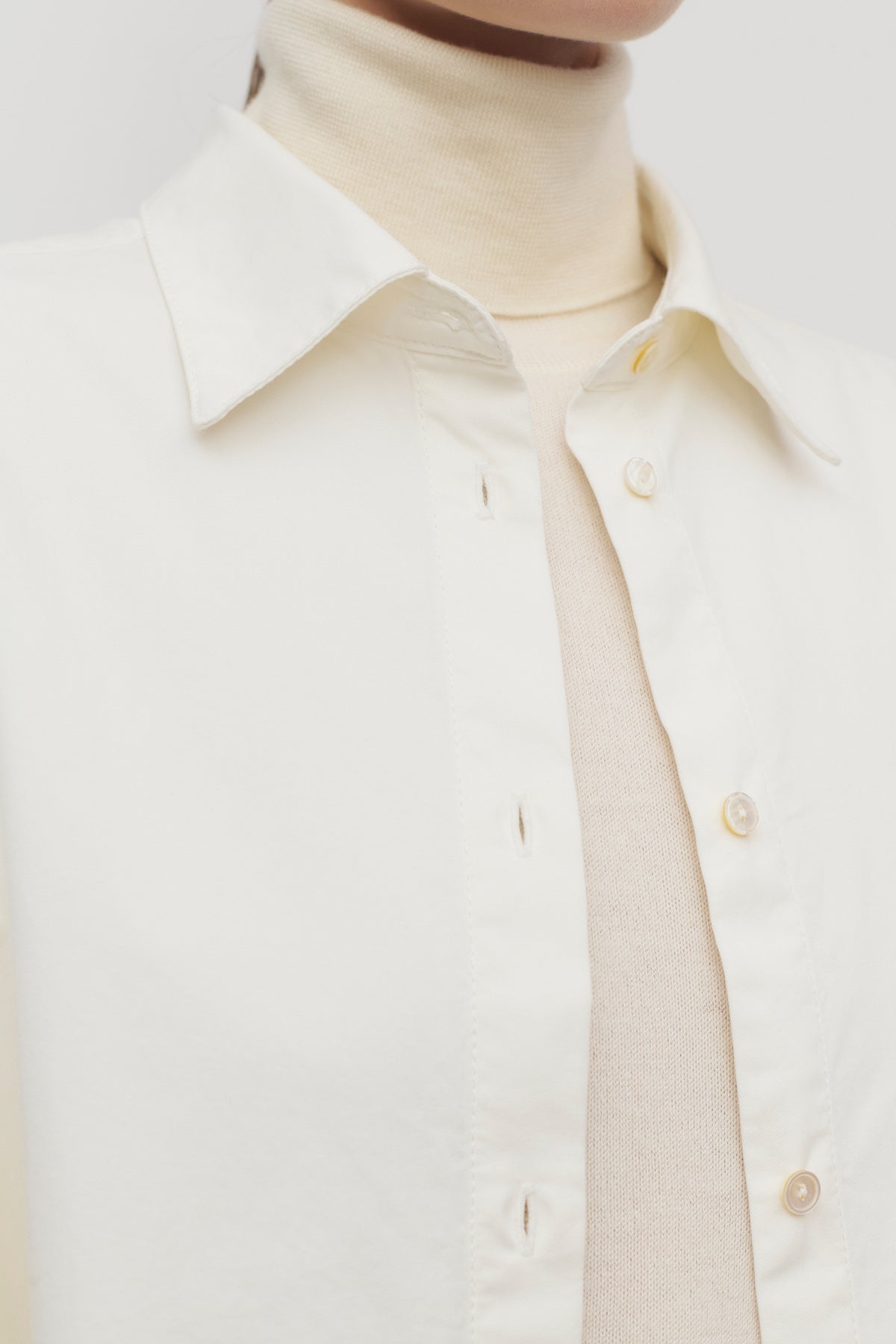 Luka Chemise en Coton et Cachemire