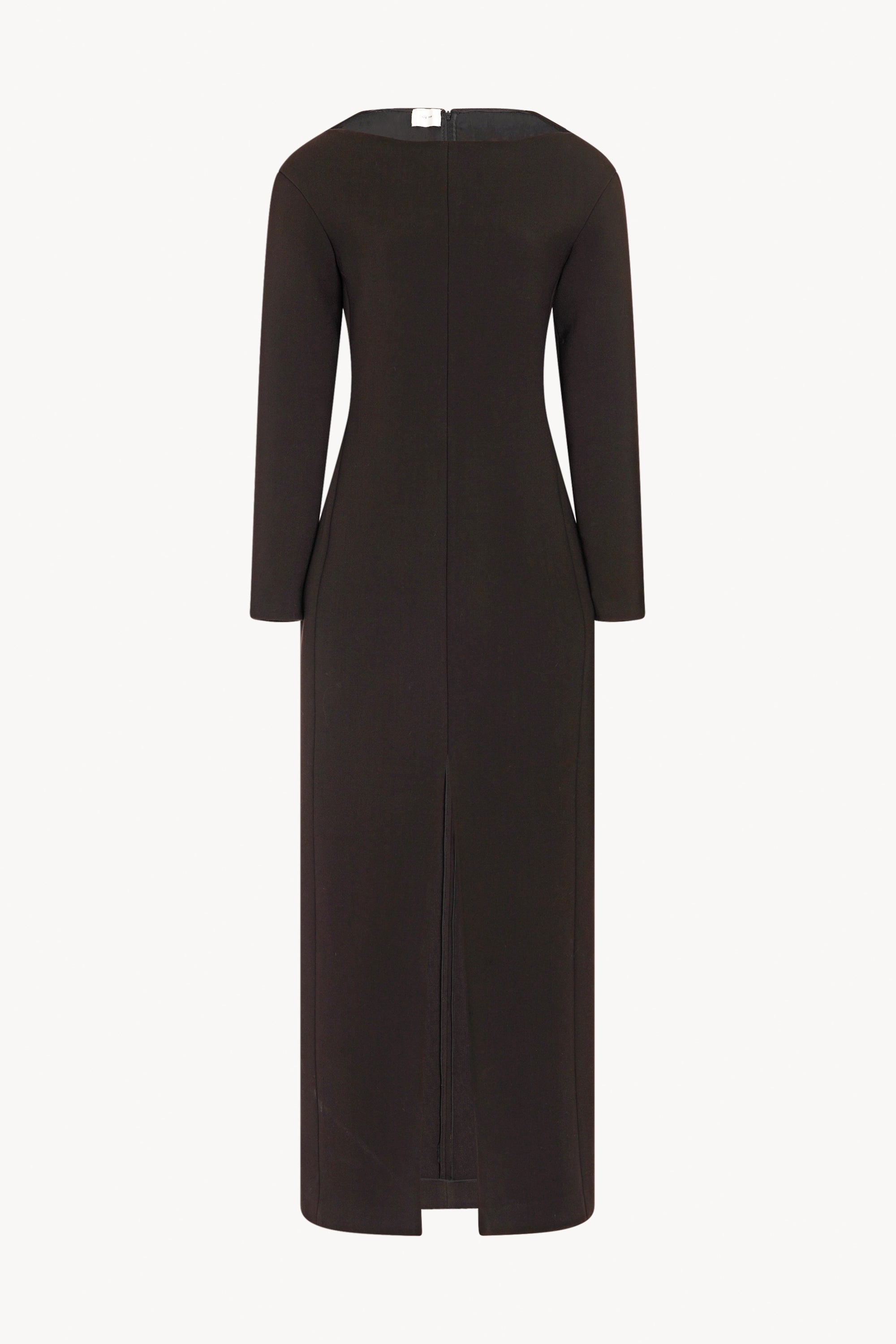 Reysha Dress Brown in Virgin Wool – The Row