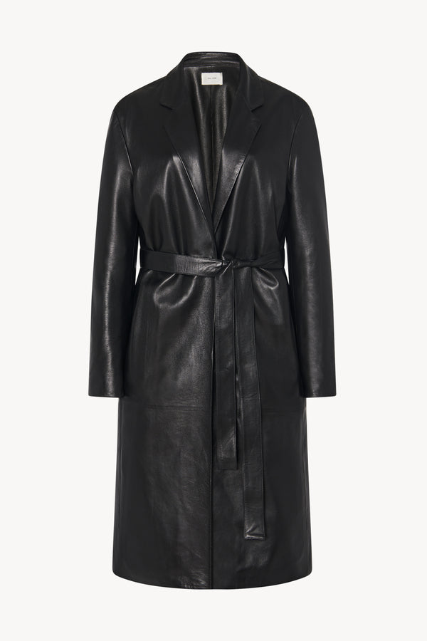 Babil Coat in Leather