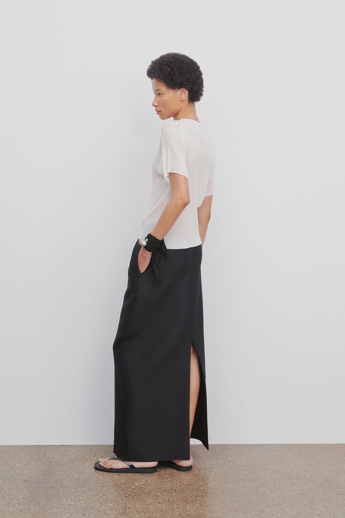 Colt Skirt in Wool and Silk
