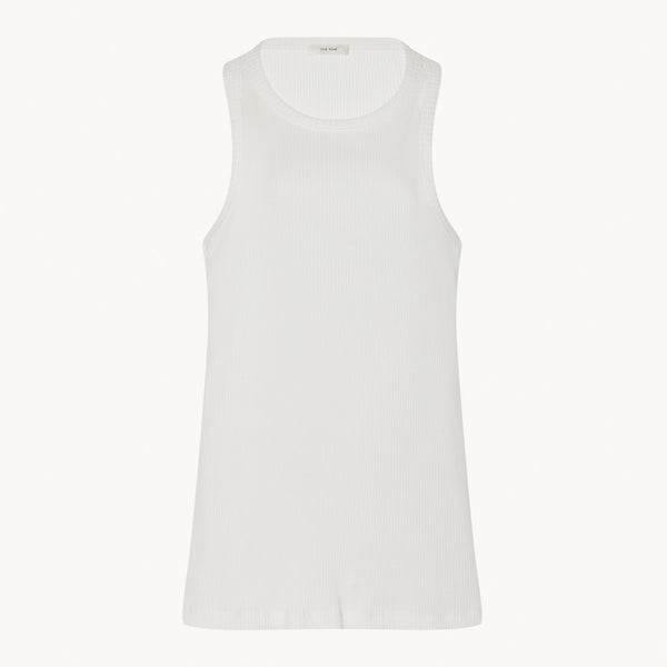 Misty Top White in Cotton – The Row