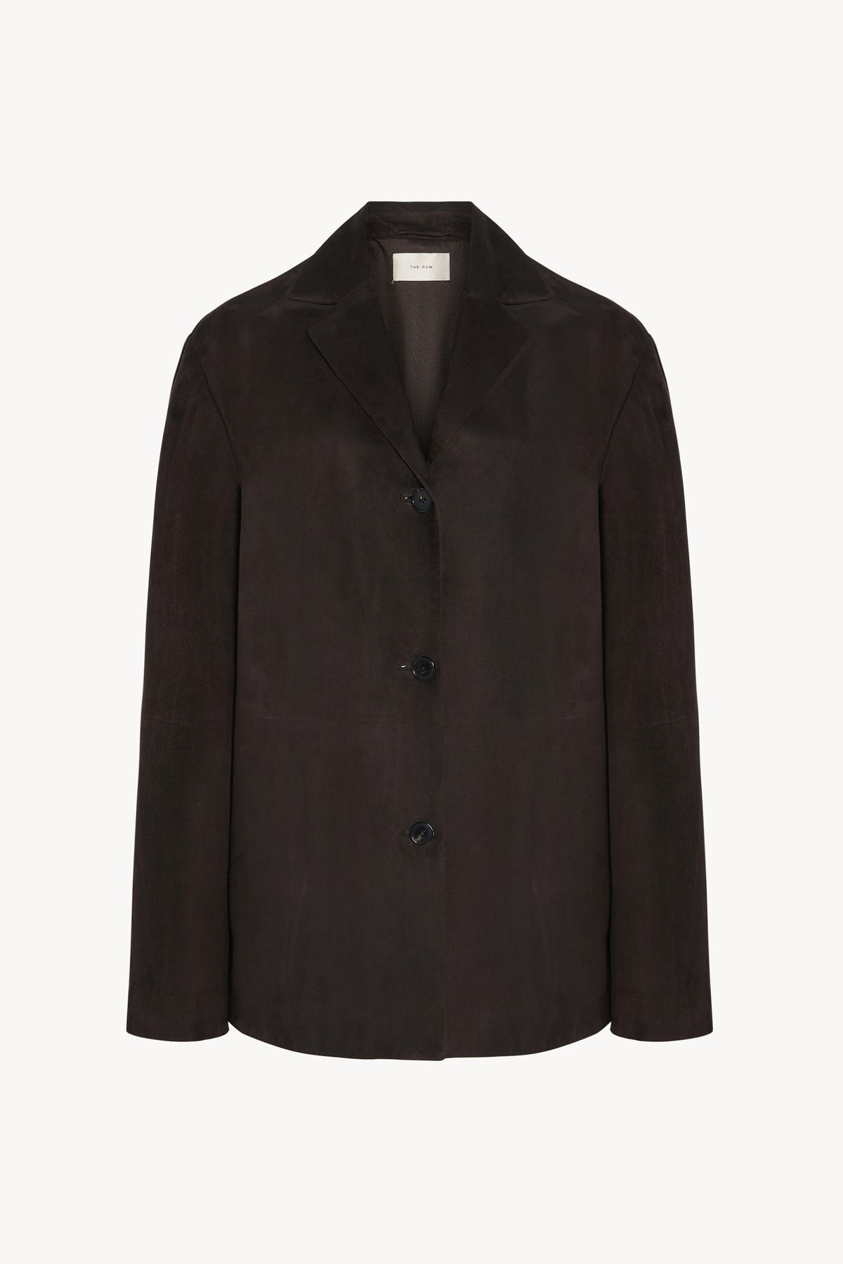 Fabian Jacket Brown in Suede – The Row
