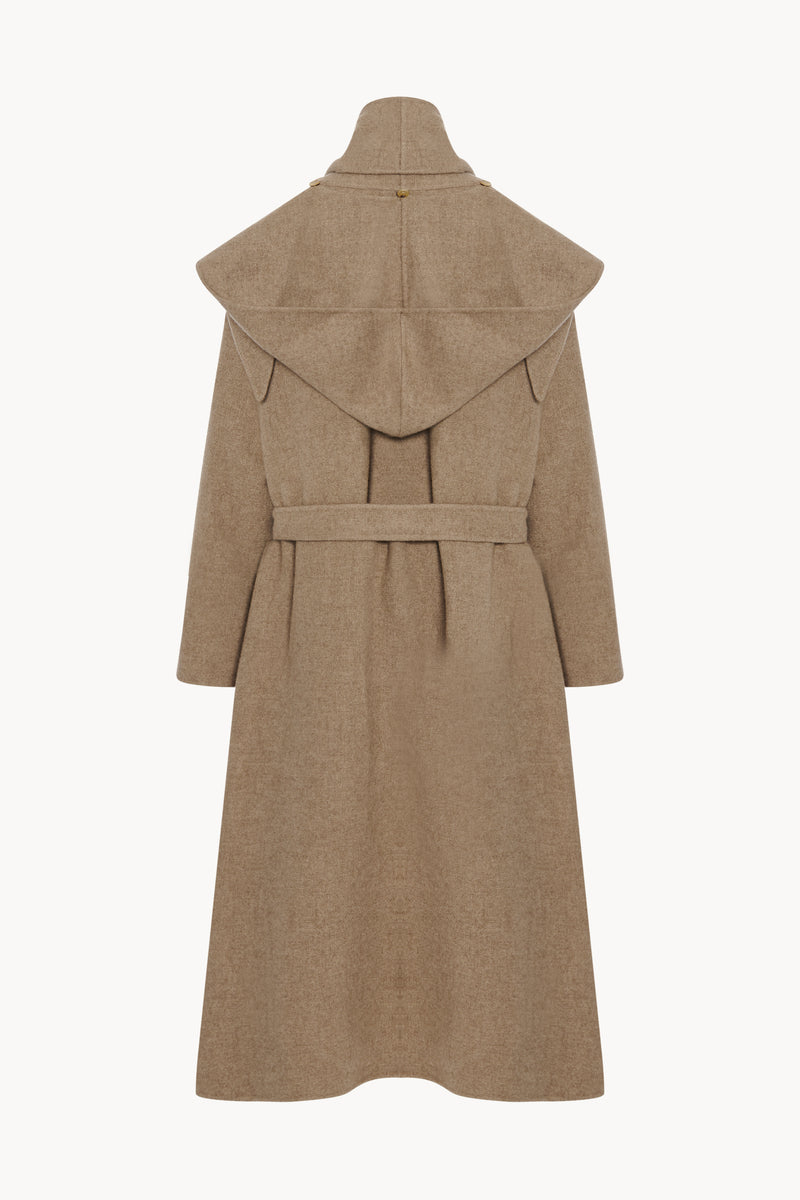 The Row ウールシルク コート | ブラック | FARFETCH JP