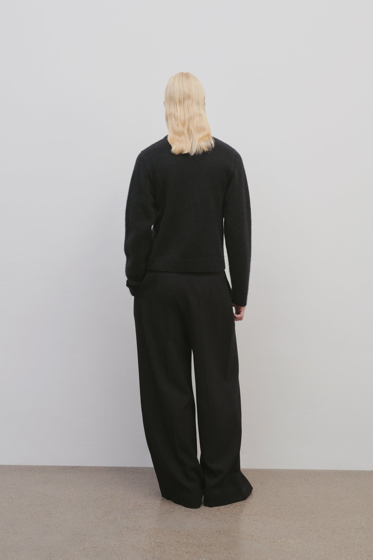 Crissi Pant in Viscose and Virgin Wool